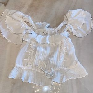 For love and lemons short sleeve blouse